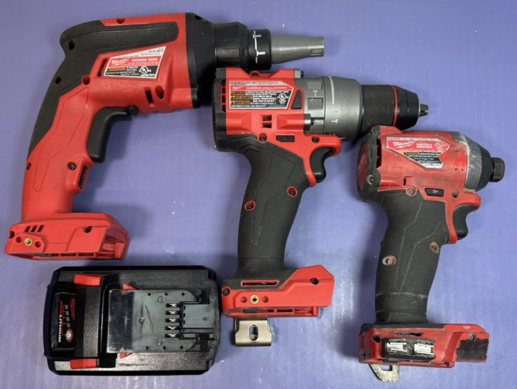 Milwaukee Drywall Screw Gun /Hammer/Impact 2866-20 2904-20 2853-20 + 6.0AH Batt