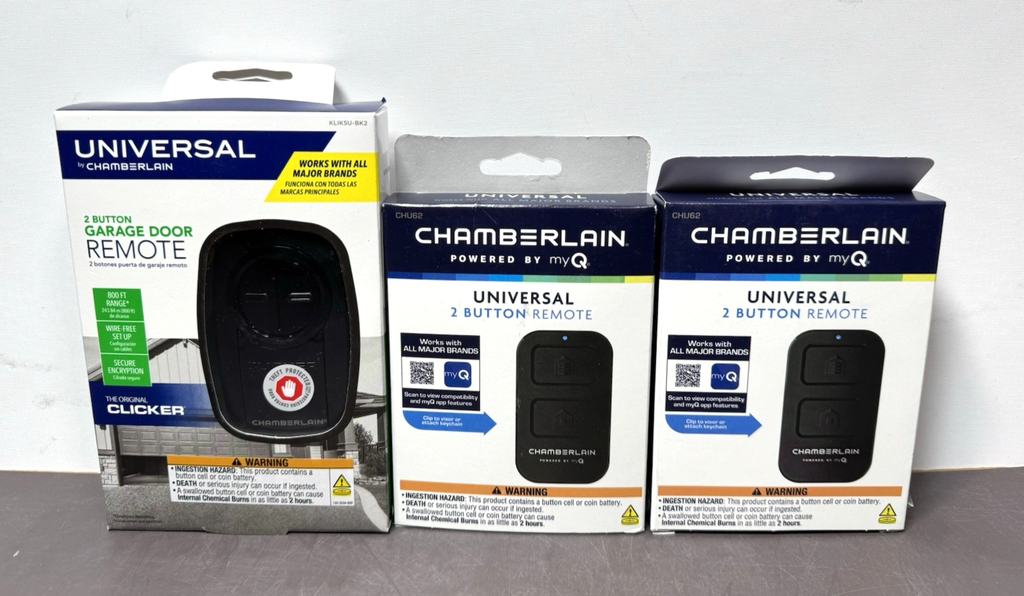Universal by Chamberlain KLIK5U-BK / CHU62  Remote control - Brand New