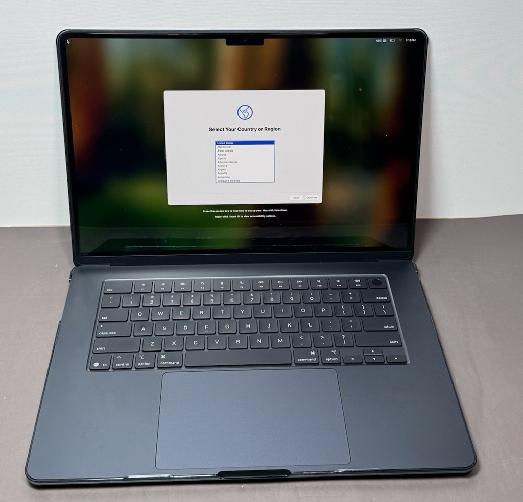 MacBook Air 15" Midnight A3241 M4-10C 16GB RAM, 256GB SSD, 10C-GPU, 27 cycles