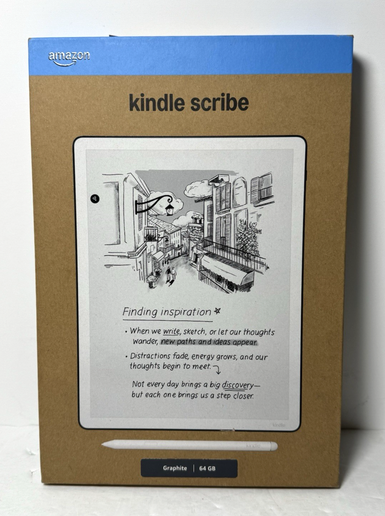 Amazon Kindle Scribe 3rd Gen, Graphite 2025 64GB, Wi-Fi, 11" w/ Pen-Open Box