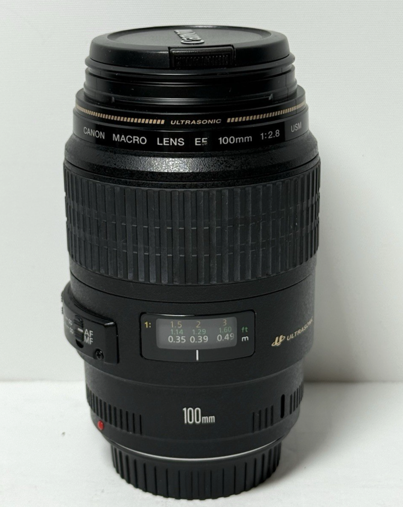 Canon EF 100mm F2.8 Macro USM Lens from Japan