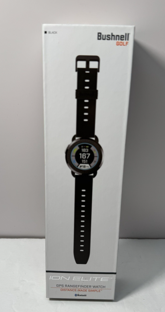 Bushnell Ion Elite Golf GPS Watch Black (362150) - Brand New