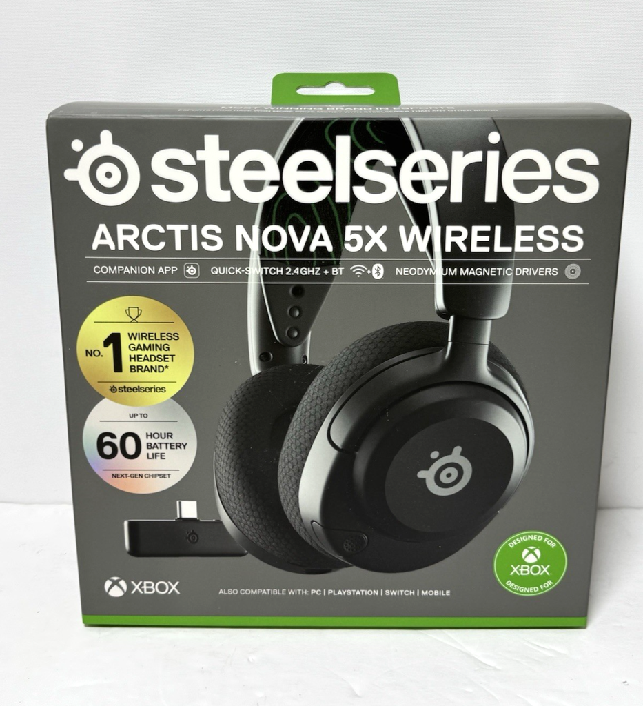 SteelSeries Arctis Nova 5x Wireless Wireless Headset 61676
