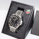 [13674-1] TAG Vintage Heuer 844/5 Professional 200 Automatic Watch Black Dial Steel 39mm