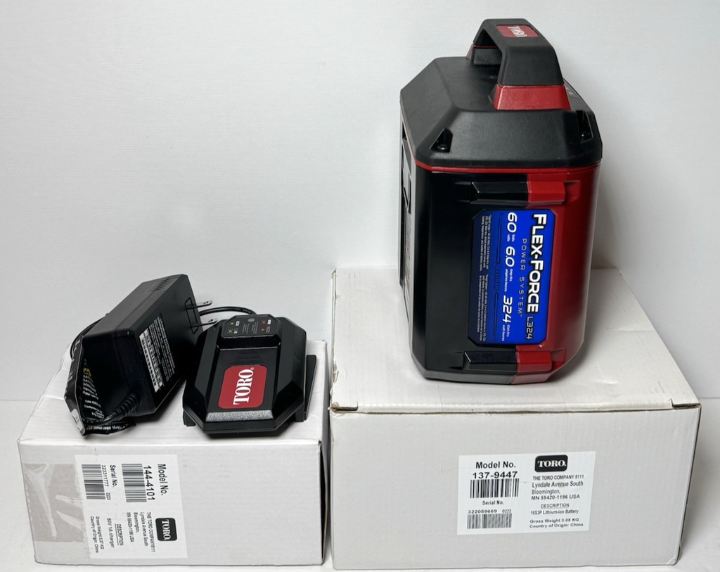 Toro 60V Flex-Force L324 Battery 88660 6.0AH (w/ charger) -Open Box