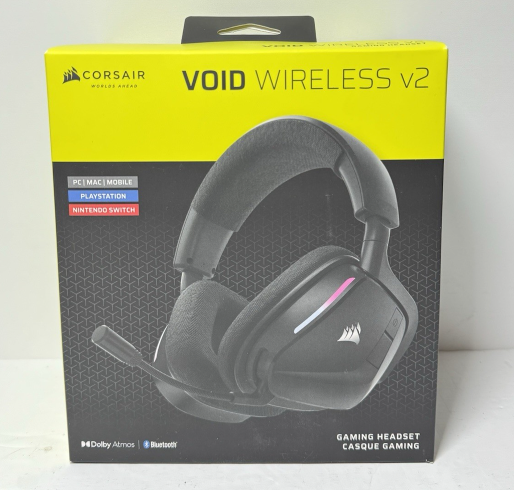 CORSAIR VOID v2 Wireless Gaming Headset for PC, PS5, PS4, Nintendo Switch -New
