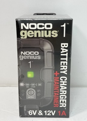 NOCO GENIUS1 1A Battery Charger 6V 12V Car Motorcycle Trickle Maintainer