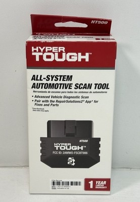 Hyper Tough HT500 Bluetooth All-System Automotive Scan Tool
