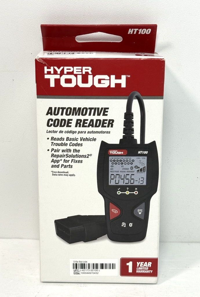 Hyper Tough Automotive Code Reader HT-100 Bluetooth Diagnostic Tool