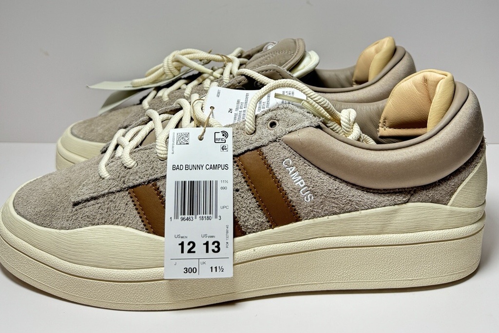 Adidas X bad Bunny Campus Chalky Brown ID2529- US MENS SIZE 12, W13