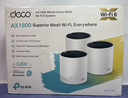 [13868-1] TP-Link Deco X25 AX1800 Dual-Band Whole Home Mesh Wi-Fi 6 System- New Sealed