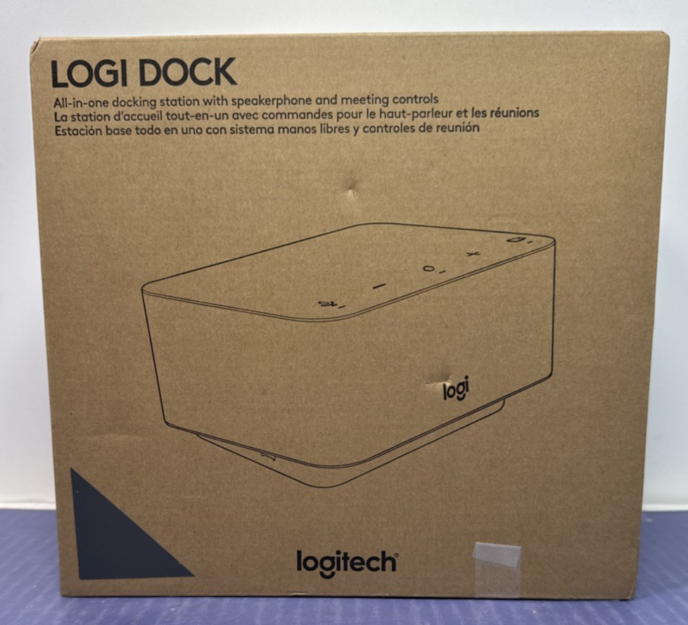 Logitech Dock All-in-one Control Station UC in Graphite 986-000025 -New