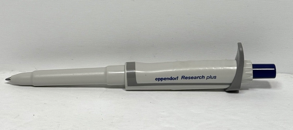 Eppendorf Research Plus Ballpoint Pipette Pen-Blue Ink RARE Scientist Gift
