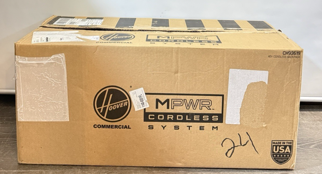 Hoover CH93619 40V Cordless Backpack Vacuum Commercial Lightweight-Open Box