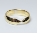[12754-1] Tiffany & Co. Nesting Wide Band Ring in 18k Rose Gold US Size 6.5