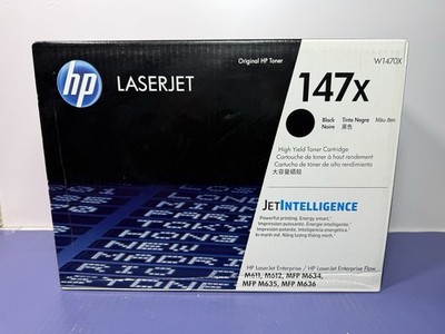 Genuine HP 147X W1470X Black Toner Cartridge OEM High Yield LaserJet M610 M611
