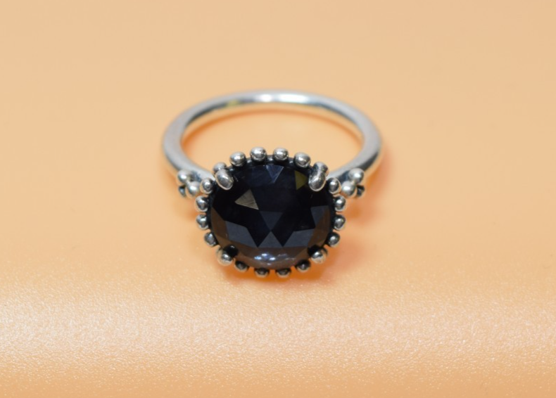 PANDORA Retired Midnight Star Ring 190910NBC -Size 6.5