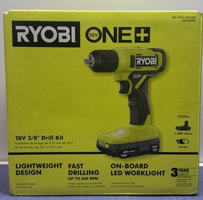 Ryobi PCL201K1 18V Cordless 3/8 in. Drill/Driver Kit