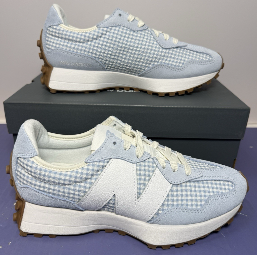 327 New Balance Woman W327910 Blue White 327 Brand New