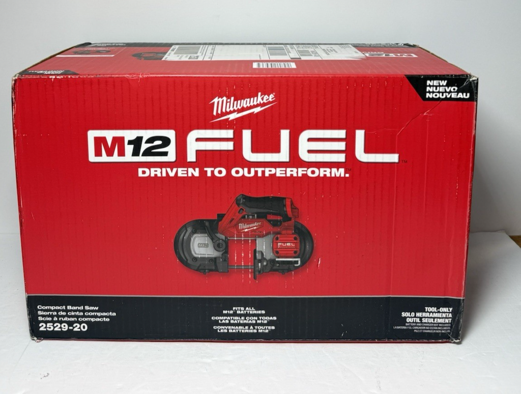 Milwaukee 2529-20 M12 12 Volt FUEL™ Compact Band Saw - Tool Only-Brand New