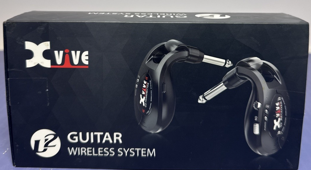 XVIVE U2 Guitar Wireless System with Transmitter and Receiver - Black
