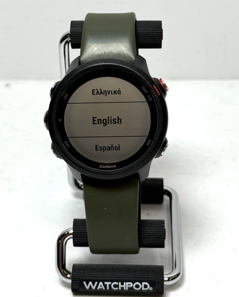 Garmin Forerunner 245 Music (GPS) 30 mm Black Case with Green Band