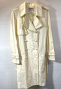 [13925-1] CHANEL 04P Ivory Tweed Trim Trench Coat Size 36 P23284V14100 France