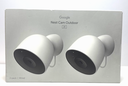 [14026-1] Google Nest Cam Outdoor (wired, 2nd gen) 2K Video and Gemini  2-Pack Snow -New