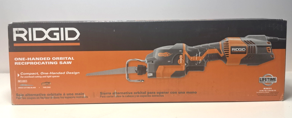 RIDGID R3031 One-Handed Orbital Reciprocating Saw
