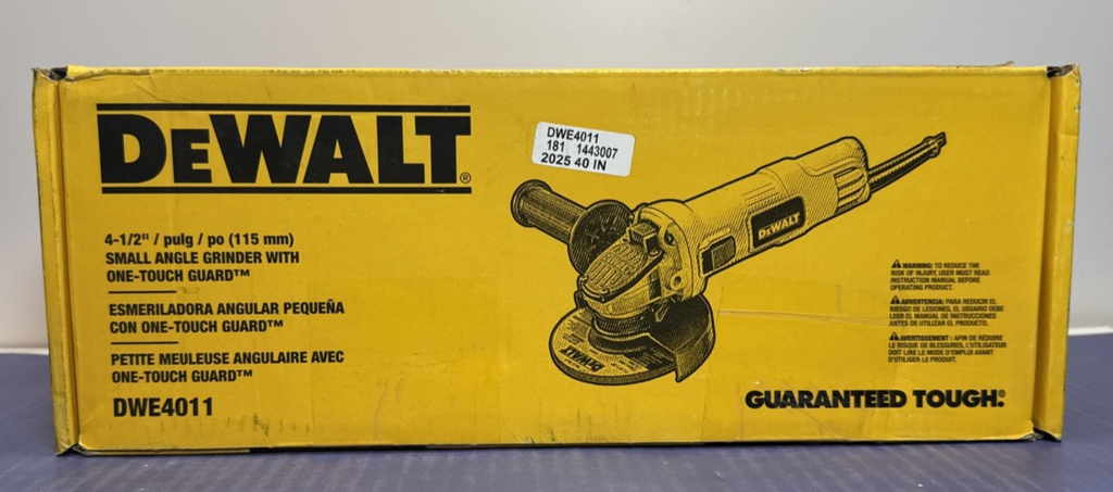 DEWALT DWE4011 18V Angle Grinder -New Sealed