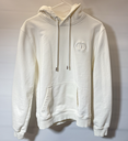 [9883-2] Dior Men's CD ICON HOODED SWEATSHIRT White - 100% Cotton, Size L