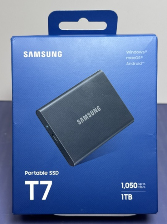Samsung T7 ‎MU-PC1T0T Portable SSD External Solid State Drive 1TB -New Sealed