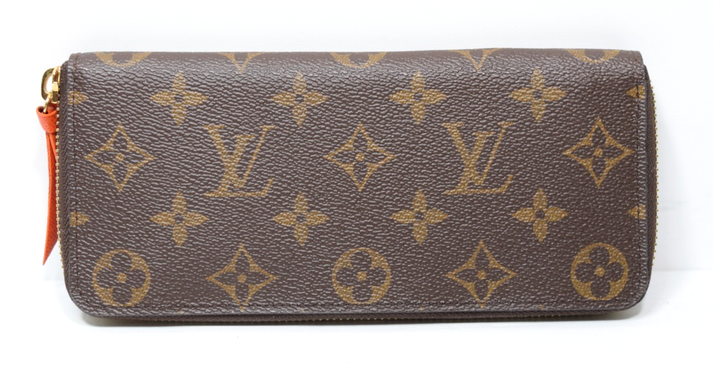 Louis Vuitton Clemence Zippy Monogram Canvas Leather Long Wallet