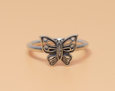 [FRB] Pandora “Love Takes Flight” Butterfly Ring 56 US 7.5 - 190901CZ