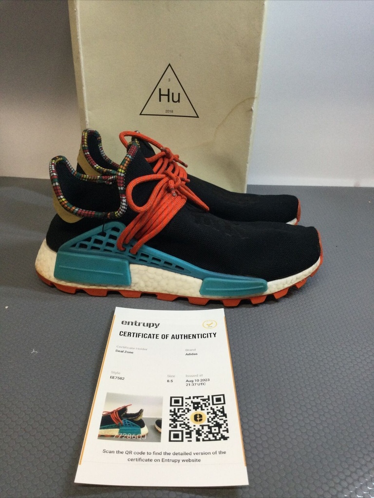 Sz 8.5 - adidas NMD Human Race x Pharrell Inspiration Pack 2018 EE7582 Preowned