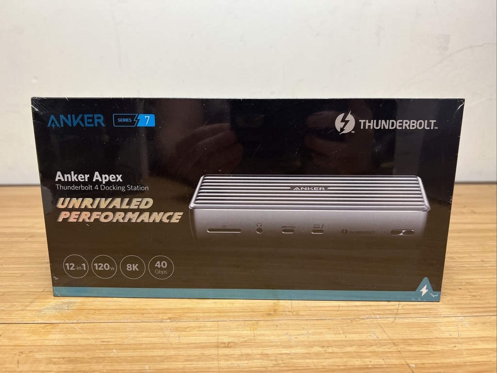 Anker Apex 12-in-1 Thunderbolt 4 Docking Station 90W Charging for Laptop 10Gbps