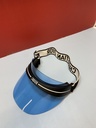 [4283-1] Dior Visor Diorclub1 Visor Black/ Light Blue