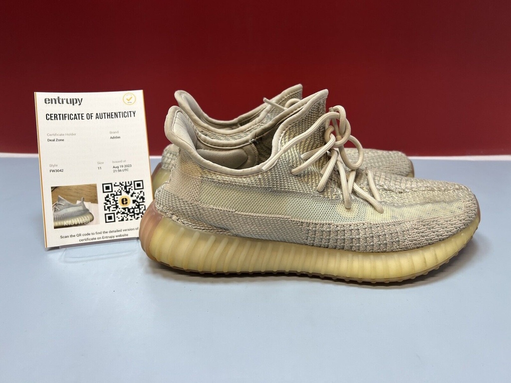 Size 11 - Yeezy Boost 350 V2 Citrin Non-Reflective Preowned FW3042