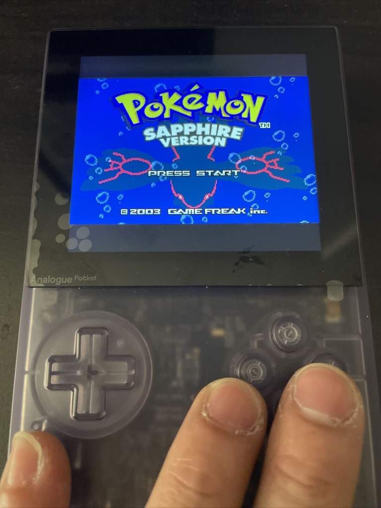 GBA Pokemon: Sapphire Version (Game Boy Advance, 2002) - Dry Battery - Authentic