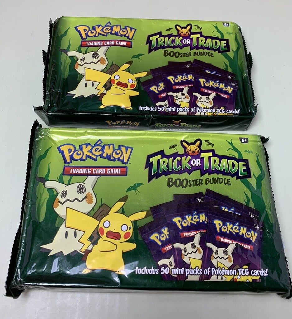 Pokémon TCG: 2023 Trick or Trade Booster 50 Mini Pack bundle x 2 (100 packs)