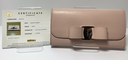 [4632-1] Salvatore Ferragamo Vara women's Clutch Color Blush Preowned
