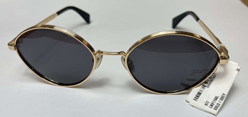 Lanvin LNV116S Sunglasses Women Gold/Gray Oval 57mm