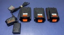 [5641-1] BLACK+DECKER  3 x 20V 1.5 Ah MAX Lithium Ion Battery (LBXR20) with Charger