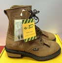 [6499-4] NIB Ad Tec 8" Packer Boots  Crazy Horse Leather Non Slip Womens Size  8.5 Adtec