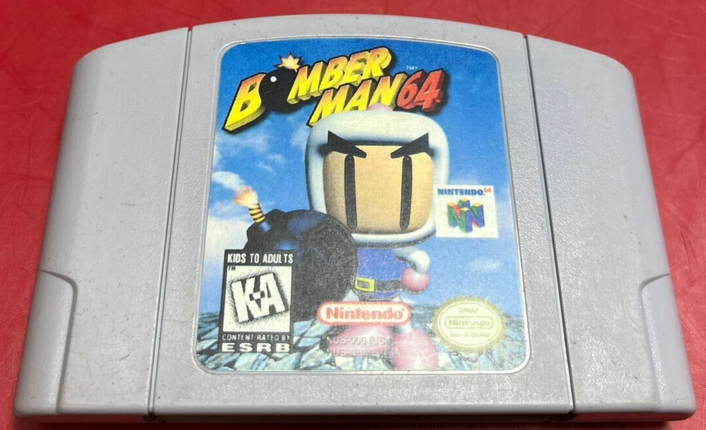 Bomberman 64 (Nintendo 64, 1997) AUTHENTIC! Cartridge Tested Working!