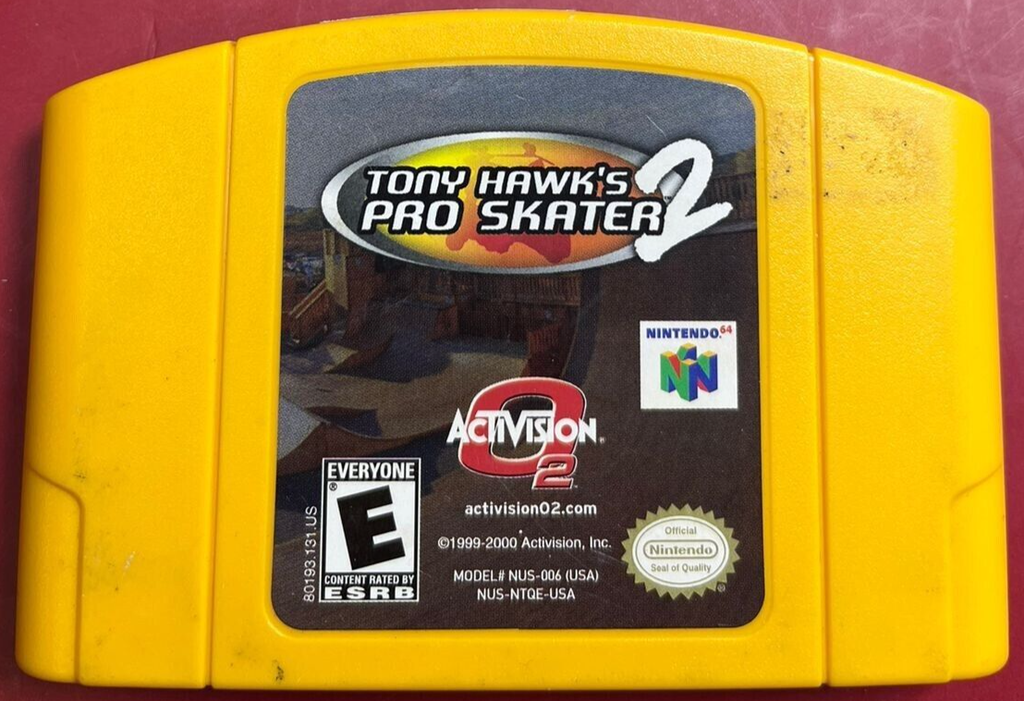 Tony Hawk's Pro Skater 2 (Nintendo 64, 2001), Tested Authentic Works