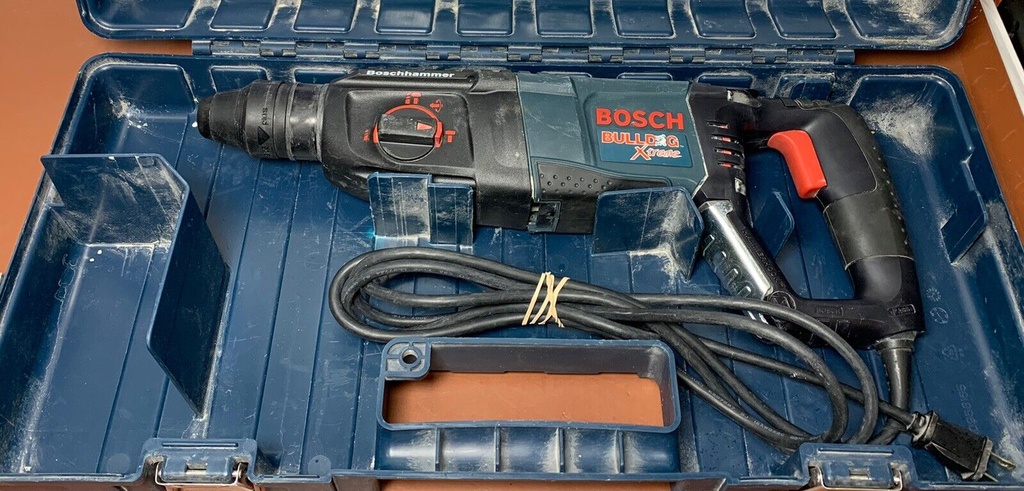 Bosch 1" SDS Plus Buldog Xtreme Rotary Hammer Drill Driver  11255VSR with 2 BITS