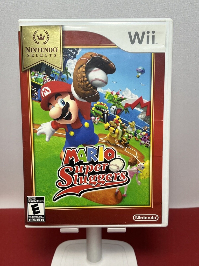 Mario Super Sluggers Nintendo Selects Edition Tested & Working For Wii