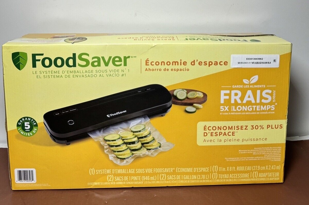 FoodSaver Space Saving Vacuum Sealing System -Brand New