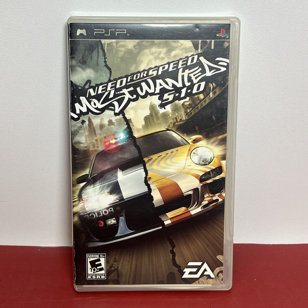 Need for Speed Most Wanted 5-1-0 For Sony PSP Complete w/Manual 2010 CIB